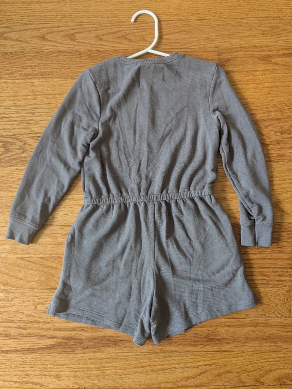 Old Navy Gray Long-Sleeve Knit Romper, 4T